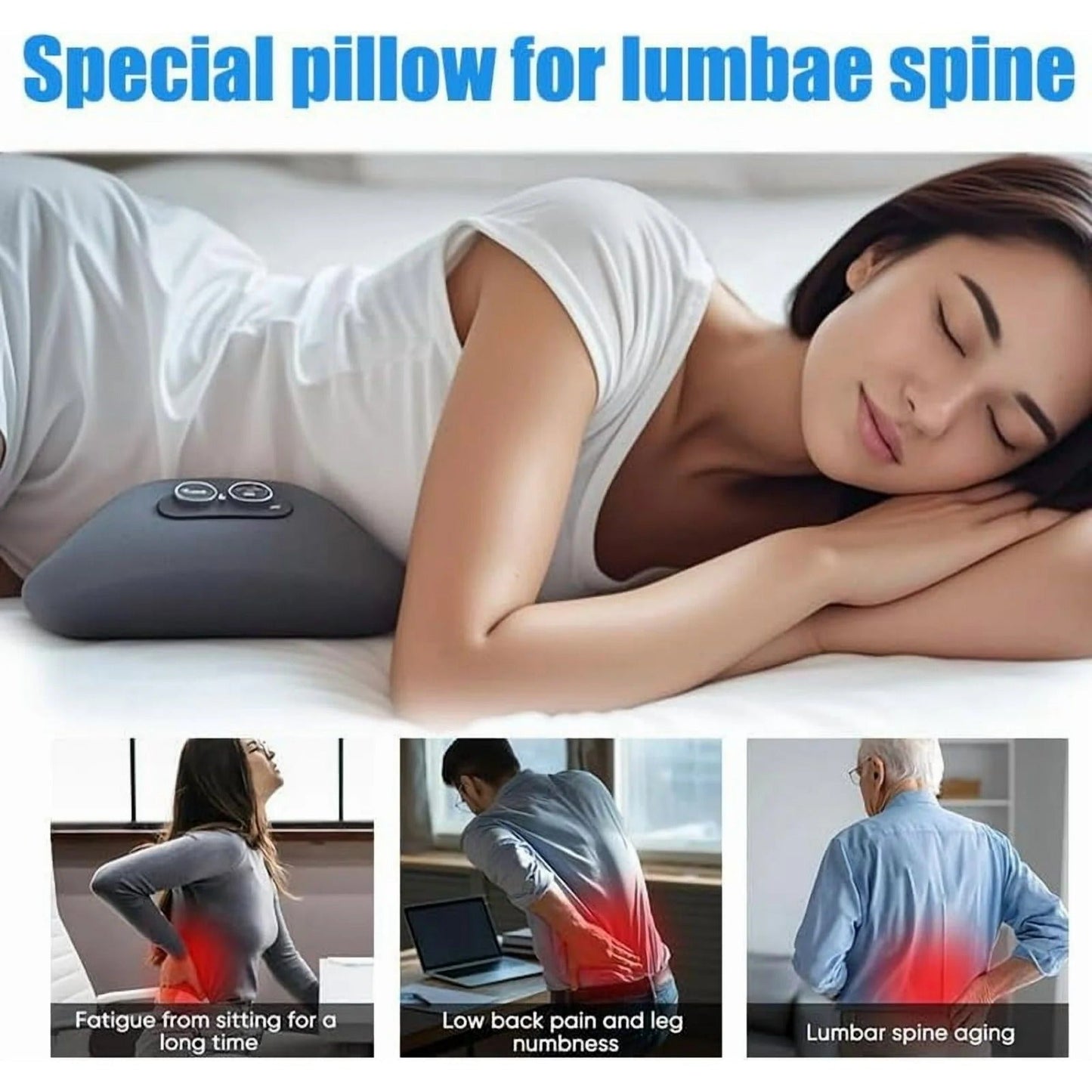 PureHabits ReliefPro™ 3-in-1 Back Massager